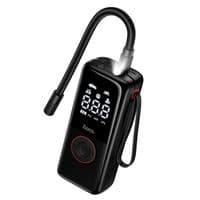 Автомобильный насос HOCO ZP18 Enlighten portable smart air pump Black