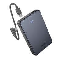 Внешний аккумулятор HOCO J170 Starlight 22.5W+PD20W fully compatible power bank with cable(10000mAh) Metal Gray