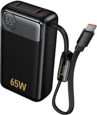 Зовнішній акумулятор HOCO Q53 Skillful PD65W power bank(12000mAh) Black