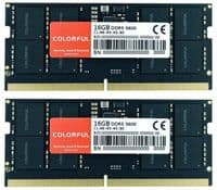 Память SO-DIMM, DDR5, 16Gb x 2 (32Gb Kit), 5600MHz, Colorful, 1.1V, CL46 (X004UP75N7)