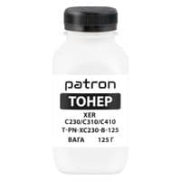 Тонер XER C230/C310/C410, 125 г, черный Patron (PN-XC230-B-125)