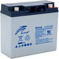 Тяговая аккумуляторная батарея RITAR EV12-22,12V 22Ah, L5 ( 181 х 77 х 170 ), Q4