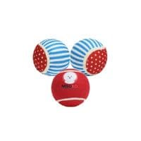 Игрушка для собак MISOKO&CO Теннисные мячи сине-красные 10 см, 3 шт (ANHMSK70142)