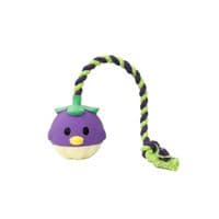 Игрушка для собак MISOKO&CO Фрукт с веревкой 40 см фиолетовая (BEIRJ06912)
