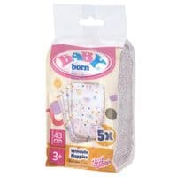 Аксессуар для куклы Baby Born Подгузники для куклы Baby Born 5 шт (838358)