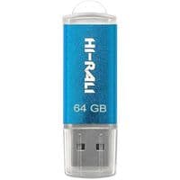 Флеш накопитель USB 64Gb Hi-Rali Rocket, Blue, USB 3.0 (HI-64GB3VCBL)