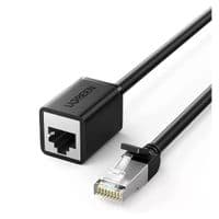 Патч-корд 0.5м F/UTP cat 6 RJ-45 extension black Ugreen (U_11278)