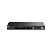 Коммутатор DGS-1530-28SC/E Gigabit Stackable Smart Managed Switch (20 портов SFP, 4 комбинированных порта GE/SFP, 4 порта 10G SFP+, 6k)