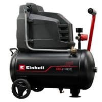 Компрессор воздушный Einhell TC-AC 190/24/8 I OF, безмасляный, 21500Вт, 25л, 190л/мин, 8бар, 20.78кг