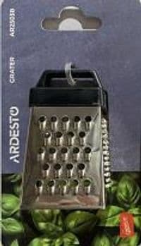 Тертка  ARDESTO Gemini Mini, 7см, нержавіюча сталь, пластик, чорний
