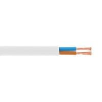 Кабель Одескабель H03VVH2-F 2*0,75 белый, бухта 100м.