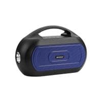 Акустическая система NEWVEW NV-V50 с солнечной панелью, Bluetooth, USB, TF-картой, FM-радио и AUX (NWVW-NV-V50-BL) синего цвета.