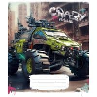 Зошит Школярик Monster trucks 48 аркушів клітинка (048-3283K)