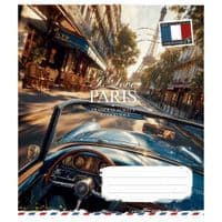 Тетрадь Школьник I love Paris 48 листов клетка (048-3615K)