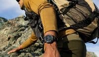 Смарт-годинник Garmin Instinct Crossover AMOLED Tactical Black with Black Silicone (010-03398-42)