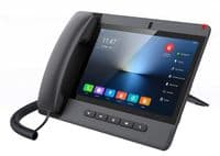 Телефон IP Fanvil A330-Black, 2xGE LAN, Wi-Fi 6, 20 SIP линий, 116 DSS клавиш, BT5.4, Android 14.0, PoE, 10.1" цветной Touch Screen, камера 13MP, 1xHDMI out, черный