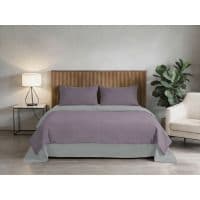 Комплект постельного белья SOHO Евро 200*220 Puprle/Light gray