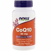 Антиоксидант Now Foods Коэнзим Q10 30 мг, CoQ10, 120 вегетарианских капсул (NOW-03188)