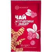Чай Аскания Клюква и имбирь концентрирован в саше 50 г (4820071645025)