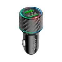 Зарядное устройство для BOROFONE 2xUSB QC3.0 36W car adapter black (6941991101205)