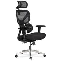 Офісне крісло Mealux D1 Duo Air Fabric Black (HF-D1 Duo F/B)
