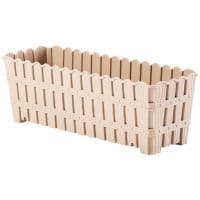 Горщик для квітів VIOLET HOUSE 1055 BAMBOO BALCONY CREAM д/квітів із дренажем 30 см (1055 BAMBOO BALCONY CREAM 30 см)