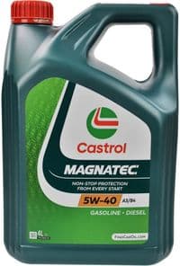 Мастило моторне Castrol Magnatec 5W-40 4л (MG 5W40 A3/B4 4L) (15C9D1)