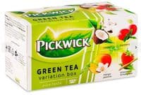 Чай зеленый ассорти с кусочками фруктов Pickwick GwA 30г(20х1.5г) х12 НП