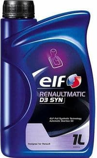 Масло трансмиссионное ELF Renaultmatic D3 SYN 1л (22-1 D3 SYN) (213873/194754)