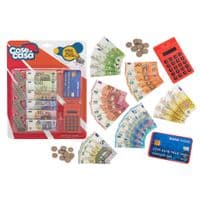 Игровой набор Cose di casa для игры с деньгами монеты, кредитная карта (41117)