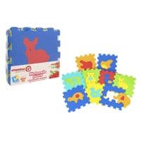Детский коврик Vitamina G 9 пазлов с фигурками животных 32 x 32 см, (05049)
