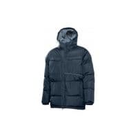 Куртка робоча Hoegert HT5K926, LEON, утеплена, капюшон, поліестер, темно-синя, 3XL 58 (HT5K926-3XL)