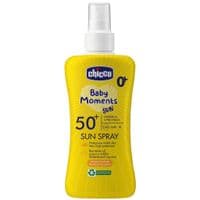 Детское молочко Chicco спрей солнцезащитное 50 SPF, 150 мл (8058664189595) (12726.00)