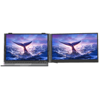Портативний монітор Blackview SCM6 з одним екраном 14 дюймів 1920x1080 16:9 LCD 60Hz IPS 178 USB-C 3.1x3 для ноутбуків 13-17.3 дюймів 332x207x15.6 мм сірий чорний