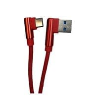 Дата кабеля USB 2.0 AM to USB-C 1.0m 2.4A 90° corner red XoKo (XK-CTC-001-RD)