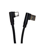 Дата кабель USB 2.0 AM to USB-C 1.0m 2.4A 90° corner black XoKo (XK-CTC-001-BK)