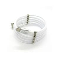 Кабель для передачи данных USB 2.0 AM — USB-C 1,0 м 2,4 А белый Denmen (DN-D11T-WH)