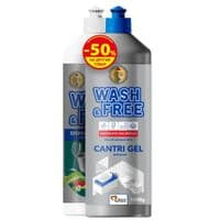 Набір побутової хімії Wash&Free Засіб для чищення універсальний 1000 г + Засіб для миття посуду Алоє та лісова суниця 1000 г (9200000991044)