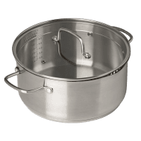 Кастрюля PYREX INFINITY fixed handle 4.1л (24см) с крышкой (SR24AEX/8042)