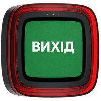 Беспроводный светозвуковой адресный пожарный извещатель Ajax EN54 FireProtect (Sounder / VAD) ВЫХОД Black