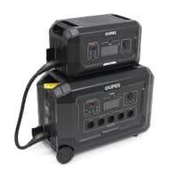 Портативне джерело живлення OUPES S3+S2, LiFePO4, 3600W, PEAK 7000W, 5120Wh, 3500 циклів, MPPT 2100 Вт, 5xAC190-250 В 16 А, 4xUSB-A -18 Вт, A2 IP21, 642*305*438 мм, 37,8 кг