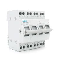 Модульный перекидной автомат трипозиционный (перекидной автомат) YRO YMTS-63, 4P 40A AC230V, DIN, 81*72*44.8mm