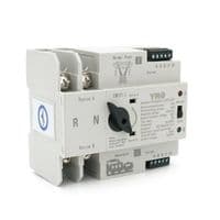 Автомат введения резерва (АВР) двуполюсный YRQ2PC-125 Wifi ATS, 2P 125A 220V, E-Welink App на DIN-рейку для генераторов