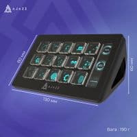 Контролер для стриминга Ajazz AKP153E USB Black (AKP153E-B)