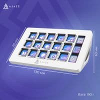 Контролер для стриминга Ajazz AKP153E USB White (AKP153E-W)