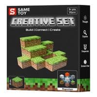 Магнитный конструктор Same Toy Creative Set Grass 20эл.