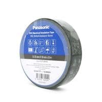 Ізолента ПВХ PANASONIC 0,125мм*18мм*20м (чорна), діапазон робочих температур: від 0С до + 90С, вогнестійка, 8 штук в упаковці, ціна за штуку