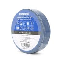 Ізолента ПВХ PANASONIC 0,125мм*18мм*20м (синя), діапазон робочих температур: від 0С до + 90С, вогнестійкий, 8 штук в упаковці, ціна за штуку