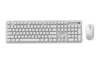 Комплект (клавиатура + мышь) Gembird KBS-WPS-01-W-CYRL, белый