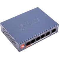 Коммутатор PoE 100 Мбіт/с 4+2G uplink CS4006-4ET2GT-60